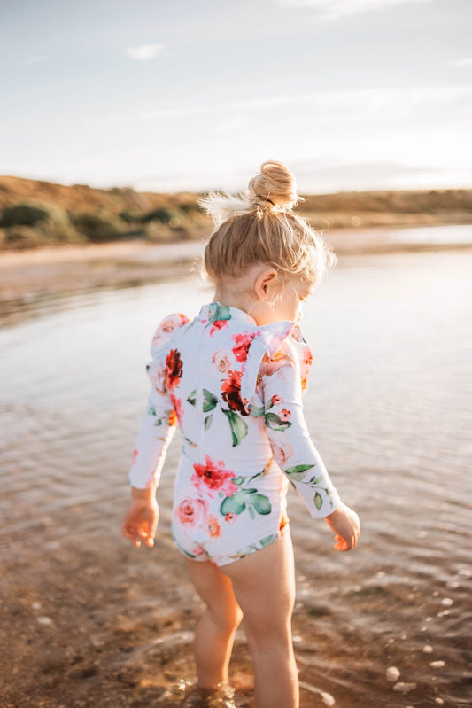 Shimmy Long Sleeve Swimmers - Sadie
