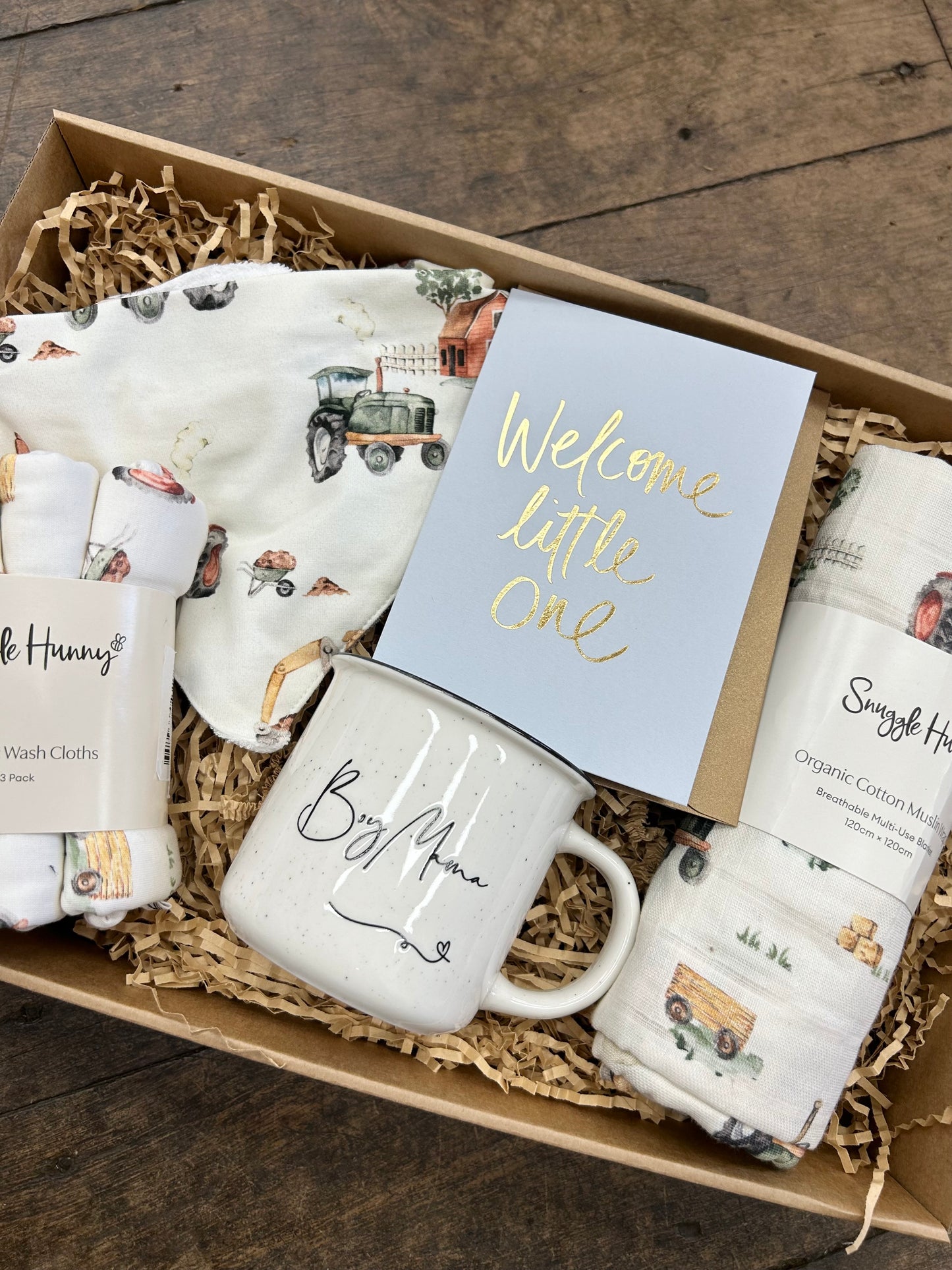 Diggers & Tractors Baby & Mama Hamper