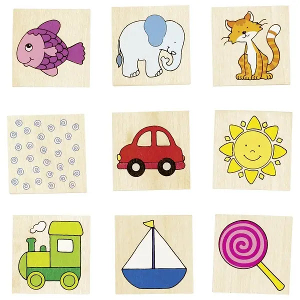 Memo Game, in A Wooden Box