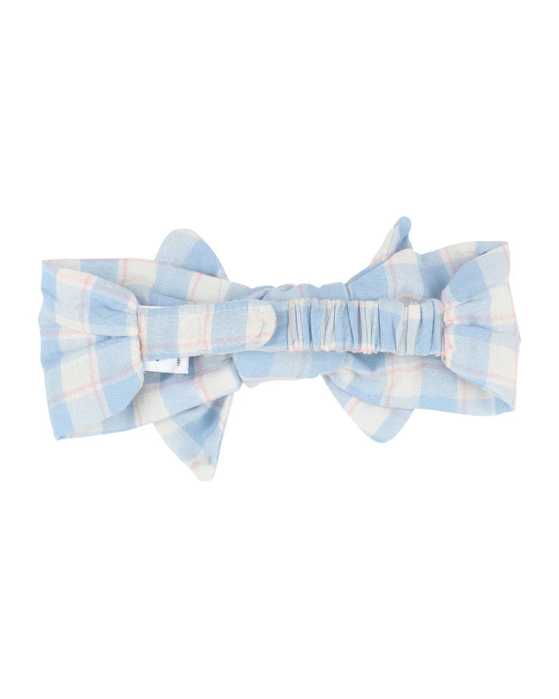 BONNIE CHECK ORGANIC HEADBAND