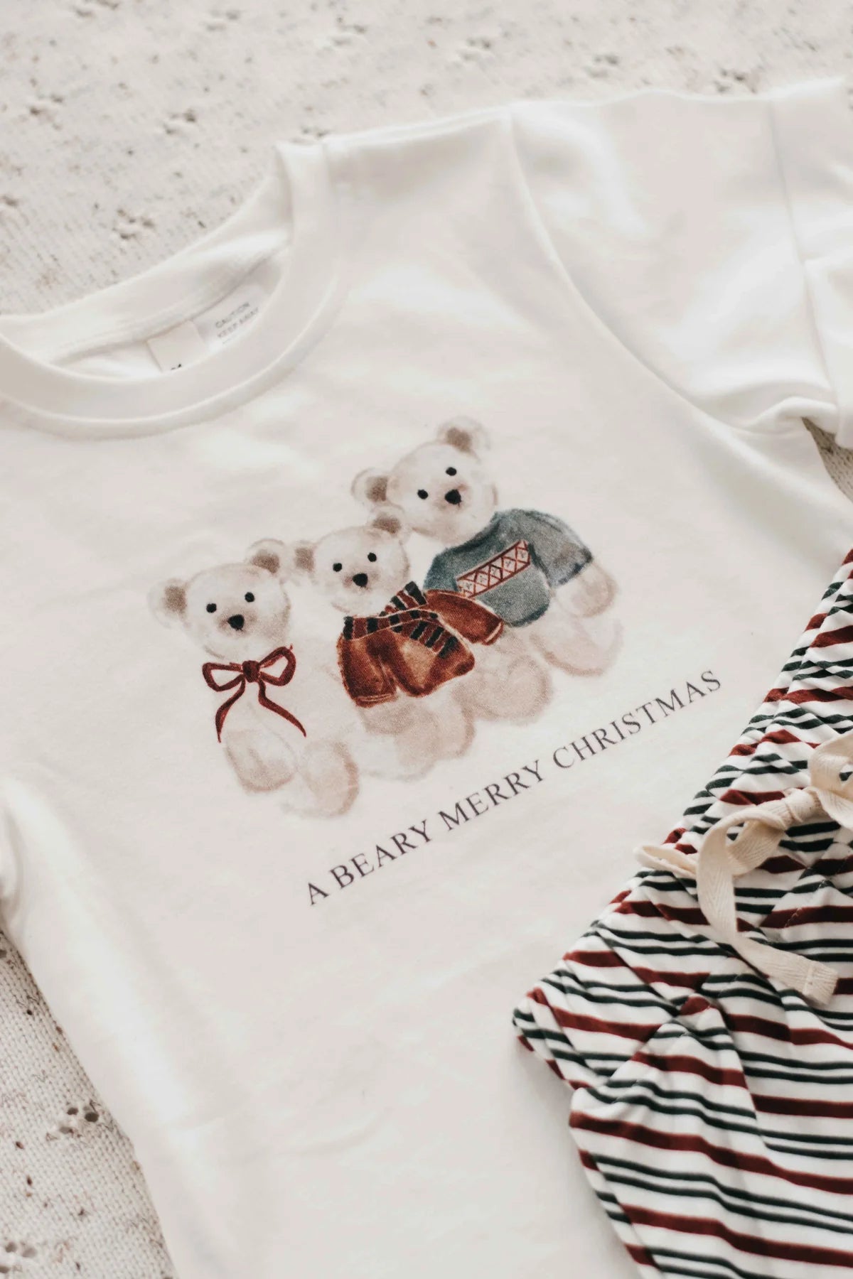KIDS PJS: BEARY MERRY CHRISTMAS