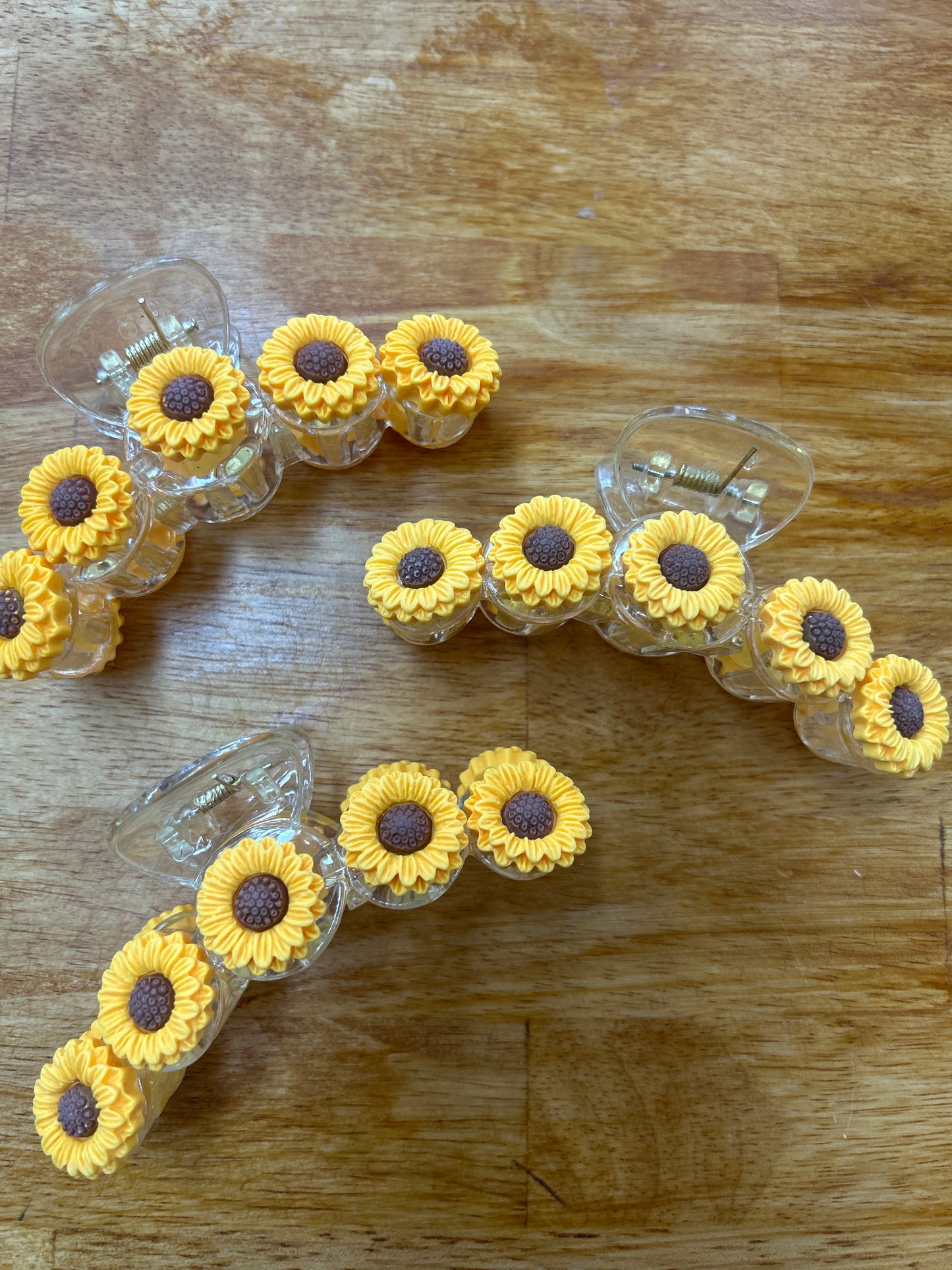 Sunflower Claw Clip
