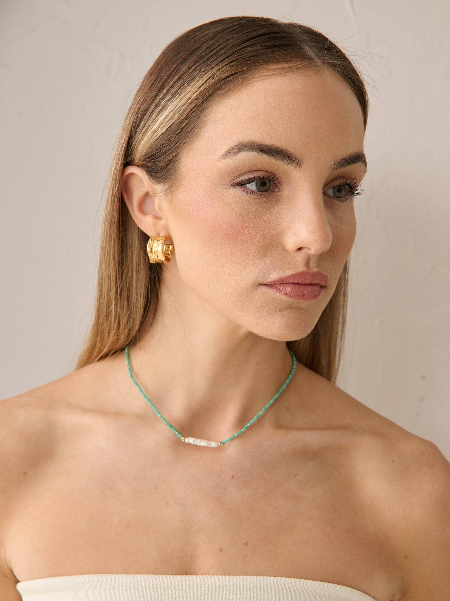 Sandara Pearl Beaded Necklace