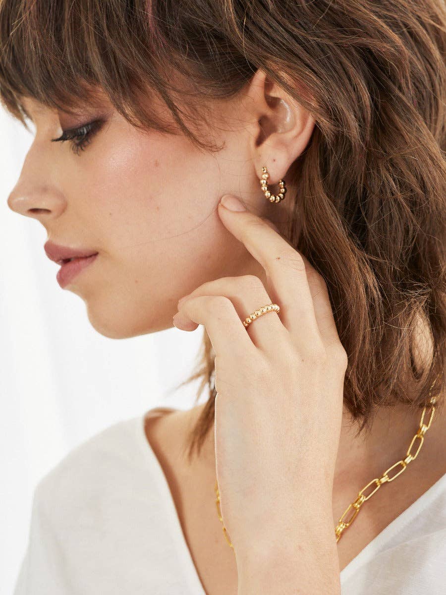 Melia 18K Gold Plated Earrings