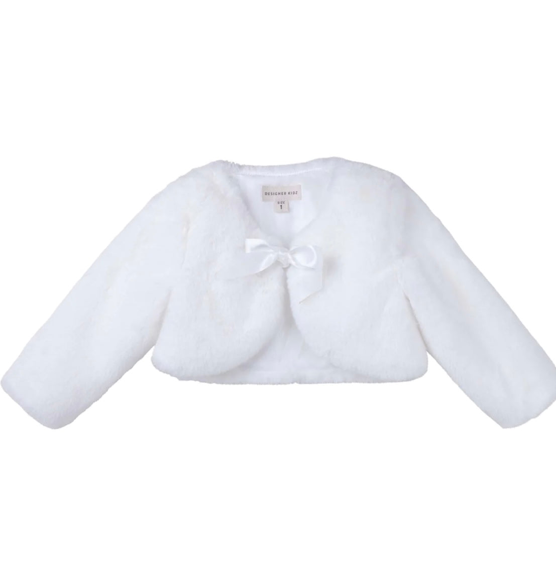 Sassy Baby Faux Fur Jacket - Ivory