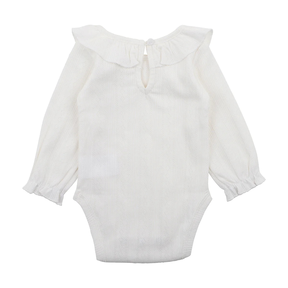 CLOUD POINTELLE LS BODYSUIT