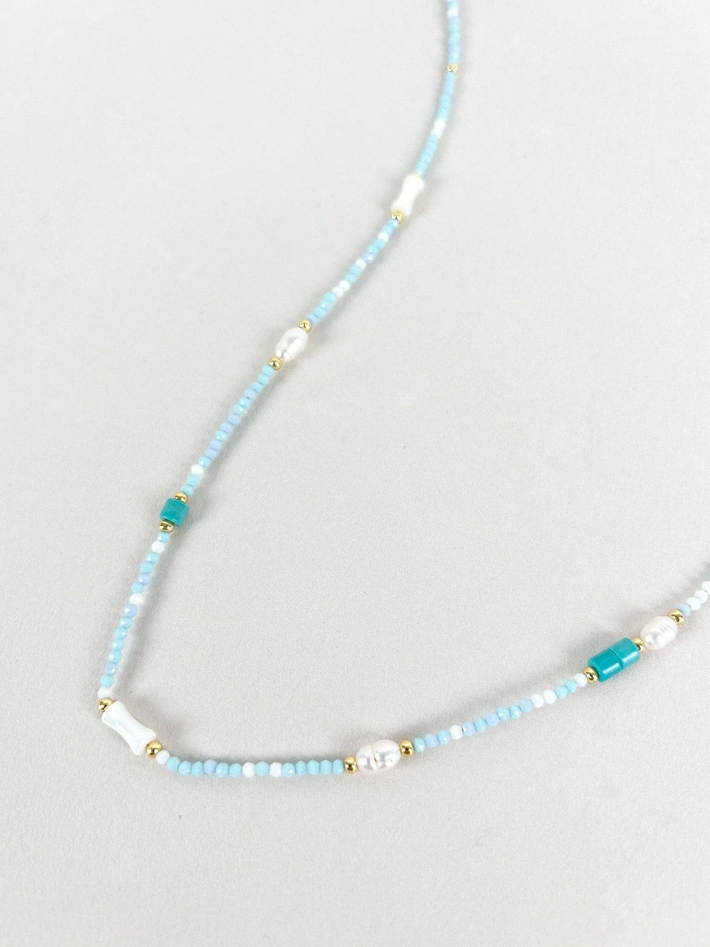 Calypso Pearl Beaded Necklace