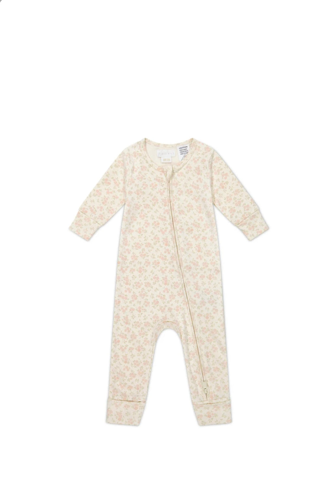 Organic Cotton Frankie Onepiece - Rosalie Floral Mauve
