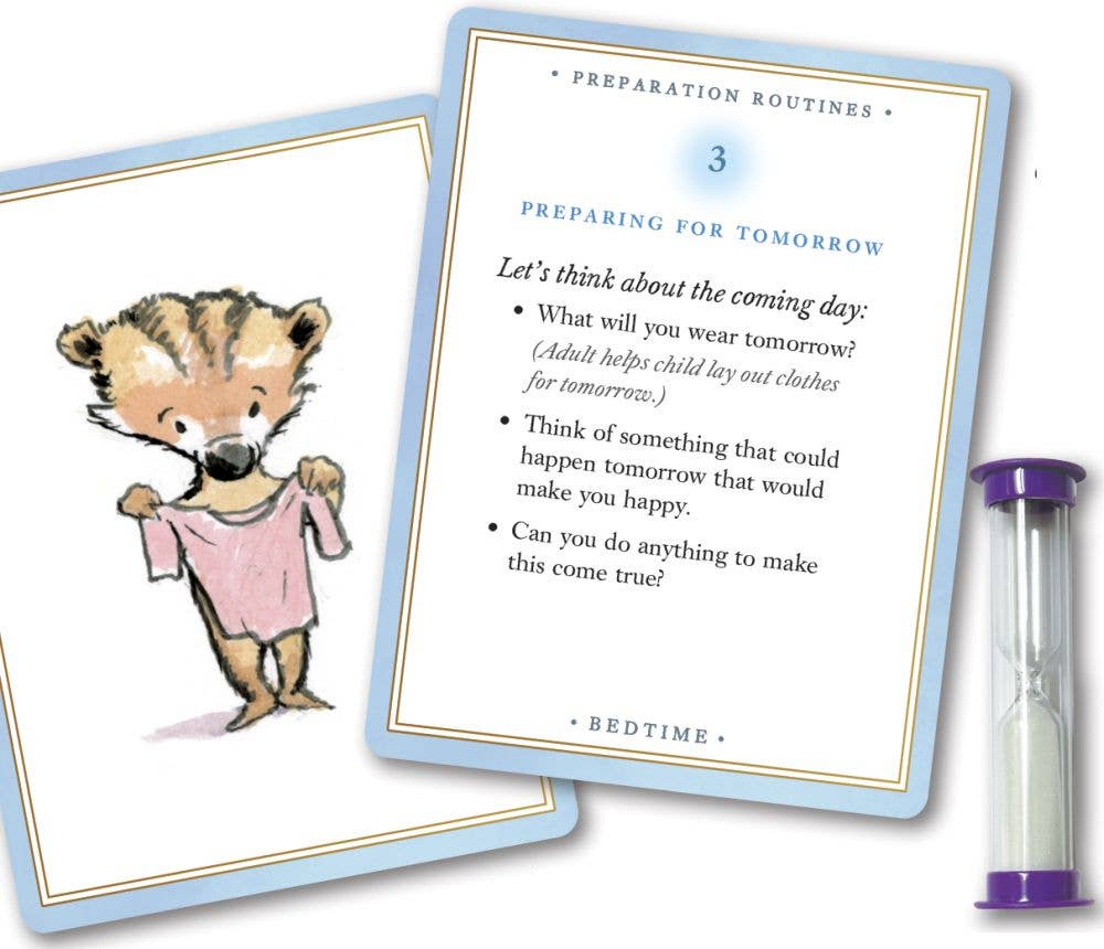 EeBoo Centering Cards - Bedtime