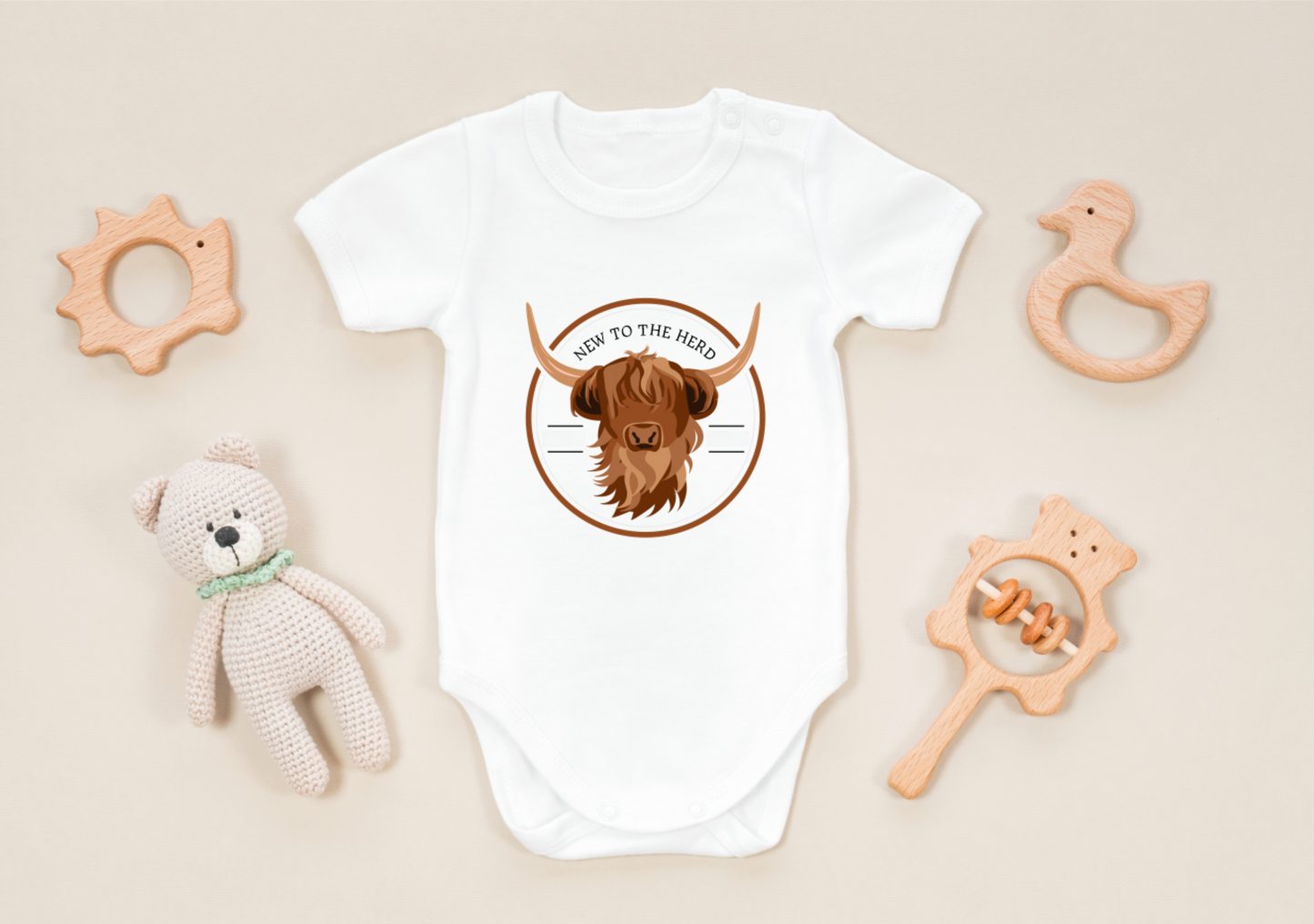 New to the herd onesie