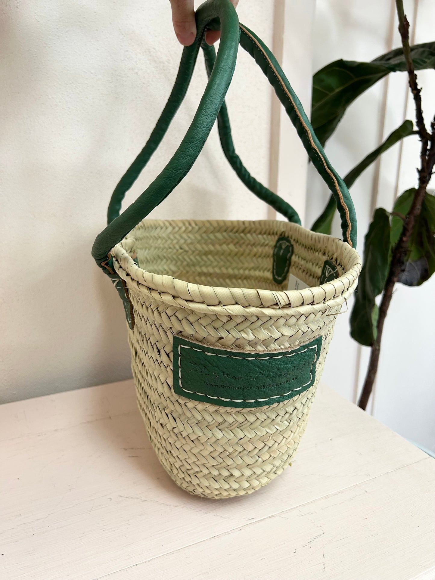 Maddy Basket Emerald