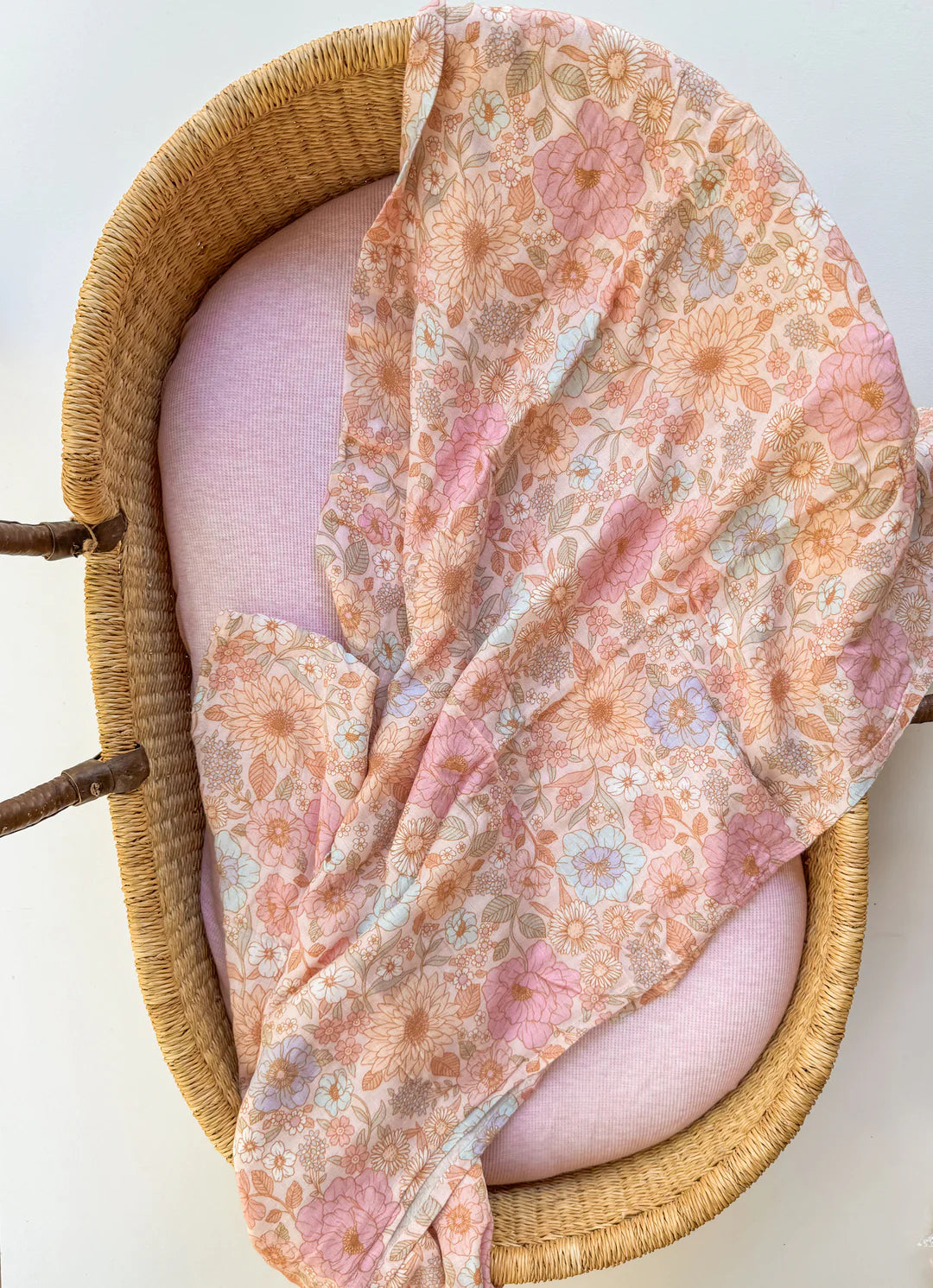 Muslin Swaddle | Pastel Bloom