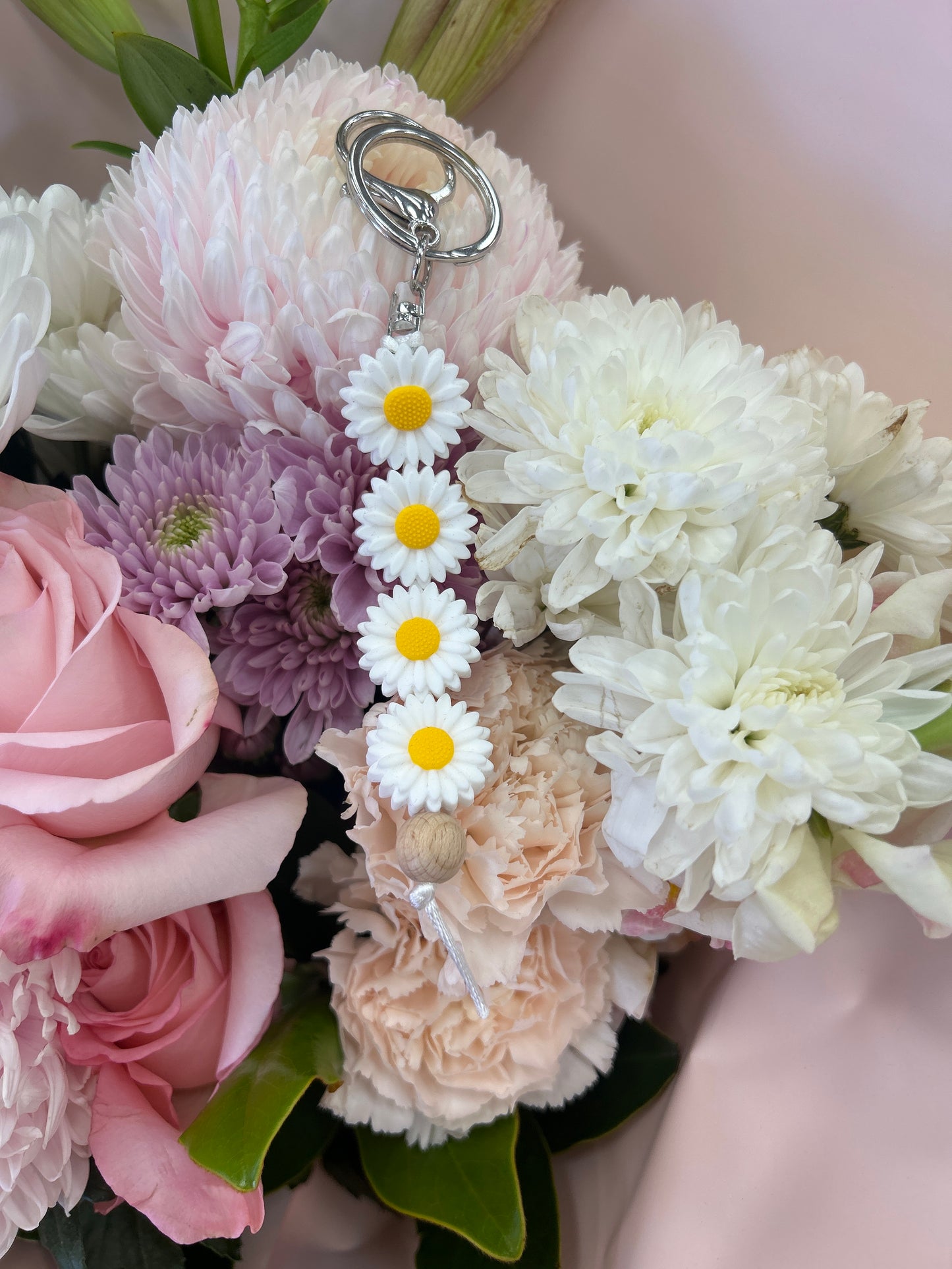 Small Flowers Keychain