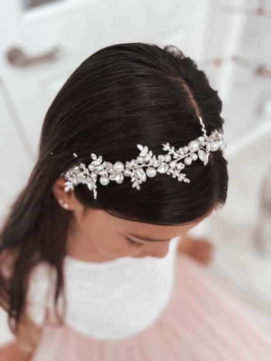 Olivia Pearl & Diamante Headpiece