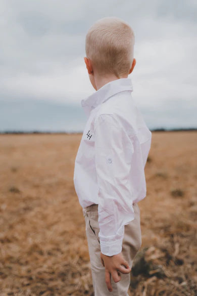 Boys Oxford Dress Shirt - White
