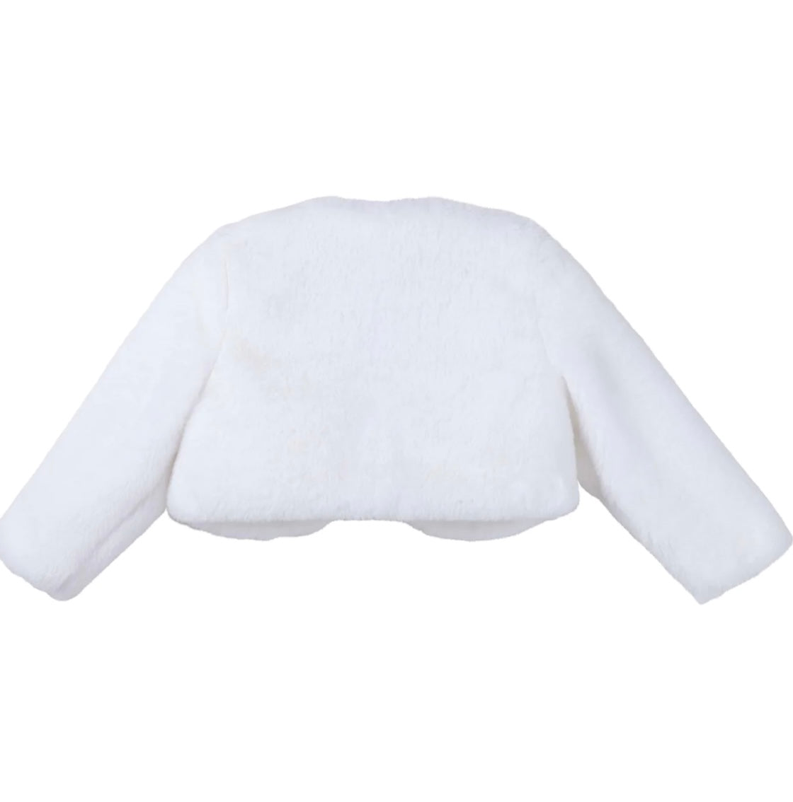 Sassy Baby Faux Fur Jacket - Ivory