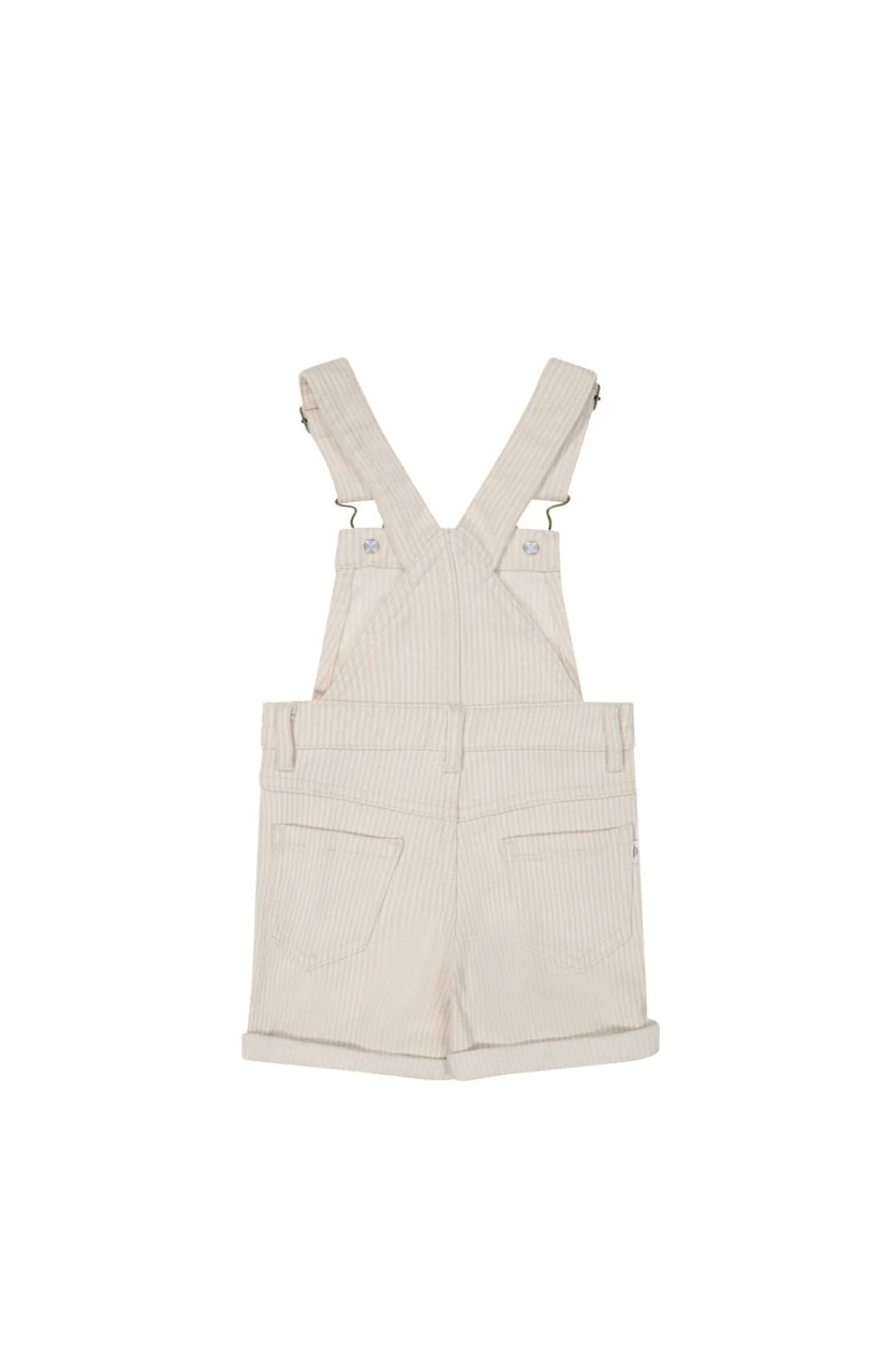 Chase Short Overall - Powder Pink/Egret