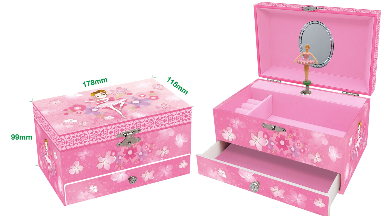 Solo Ballerina Musical Jewelry Box