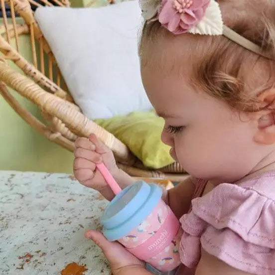 Unicorn Babychino Cup - Straw Included