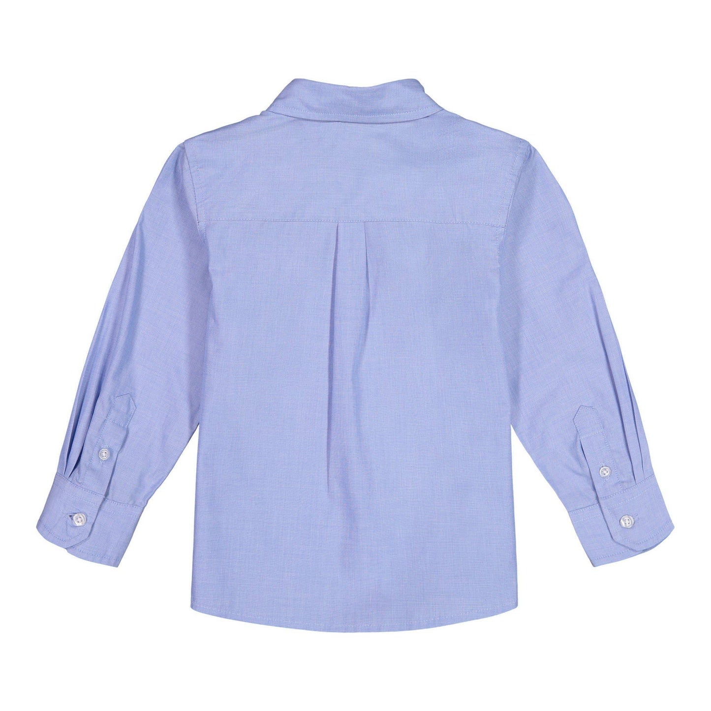 Boys Blue Chambray Button-down Shirt