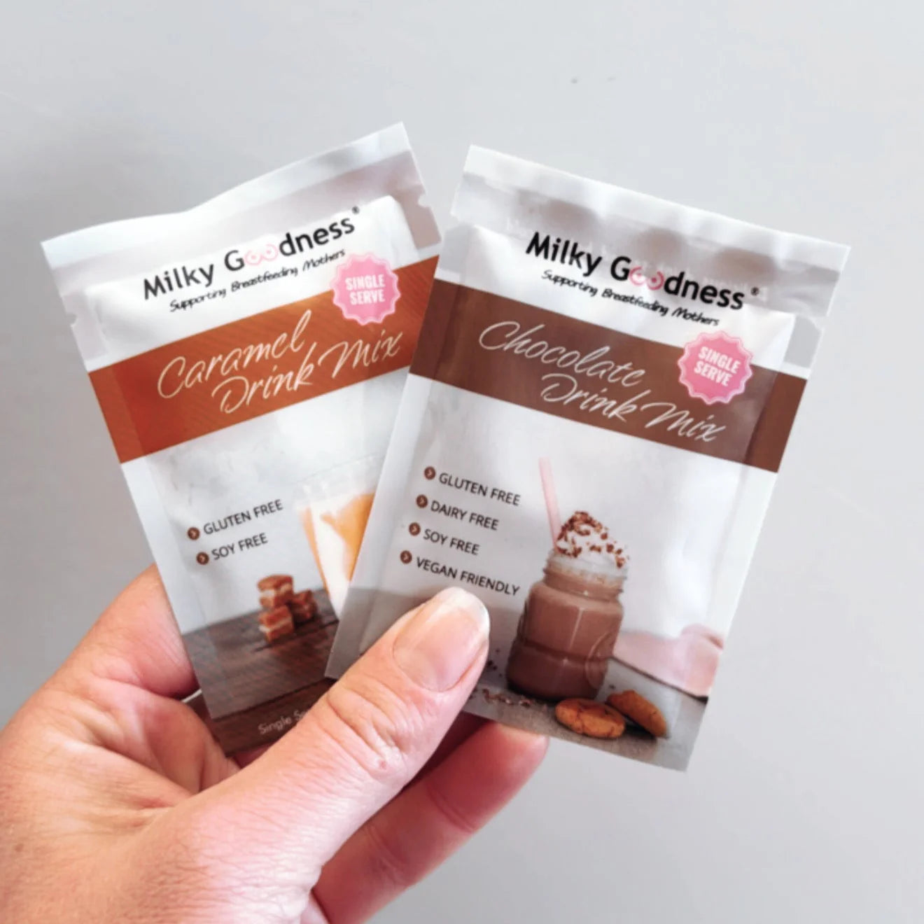 SINGLE SERVE Lactation Caramel Drink Mix