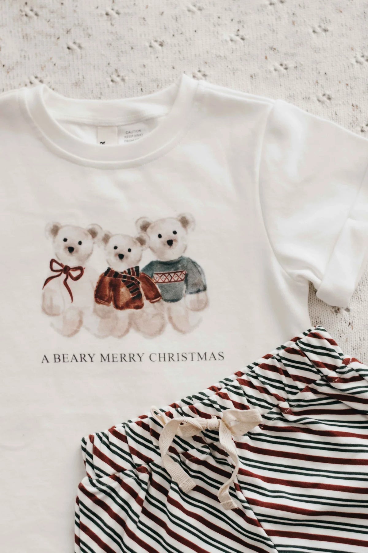 KIDS PJS: BEARY MERRY CHRISTMAS