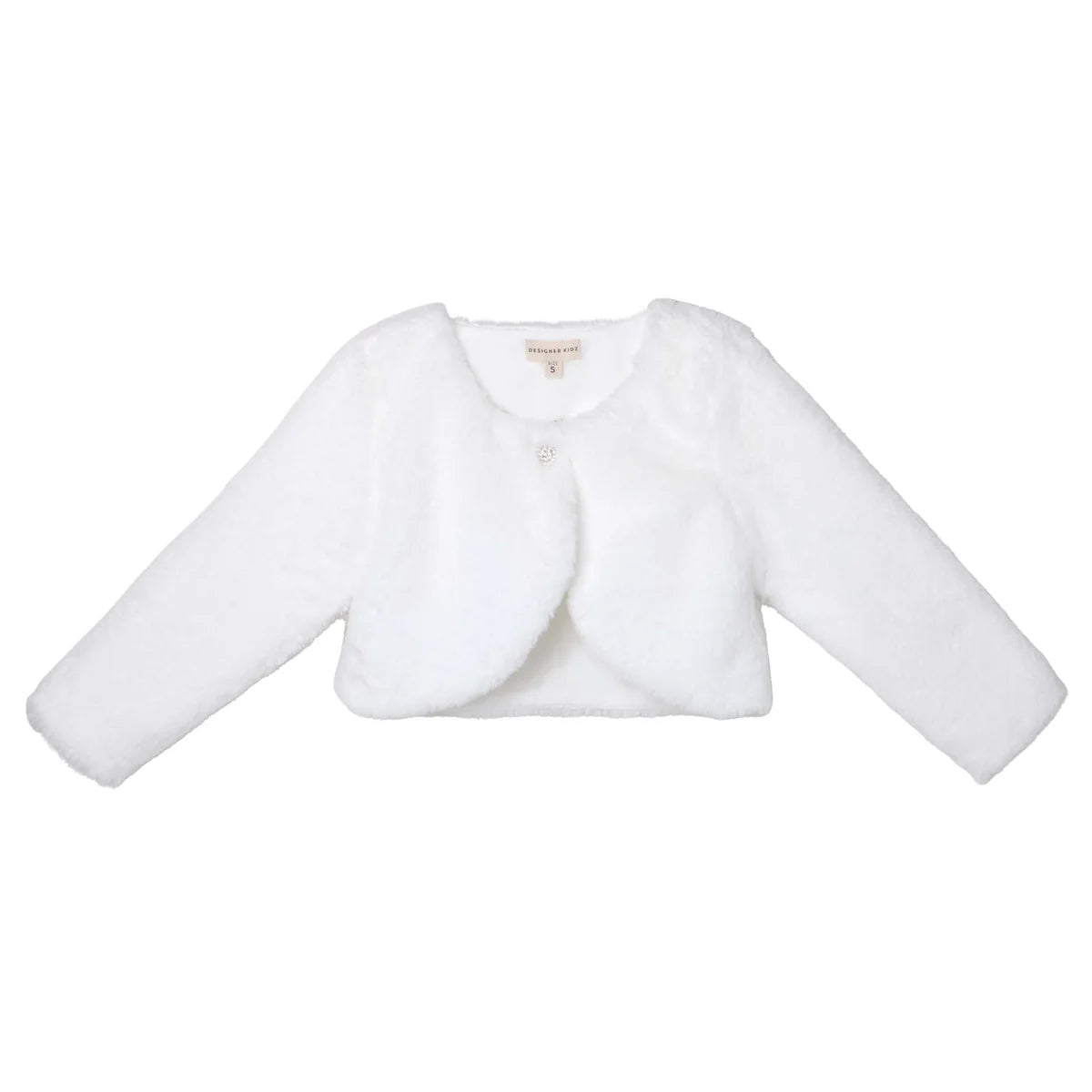 SARAH FAUX FUR JACKET - IVORY