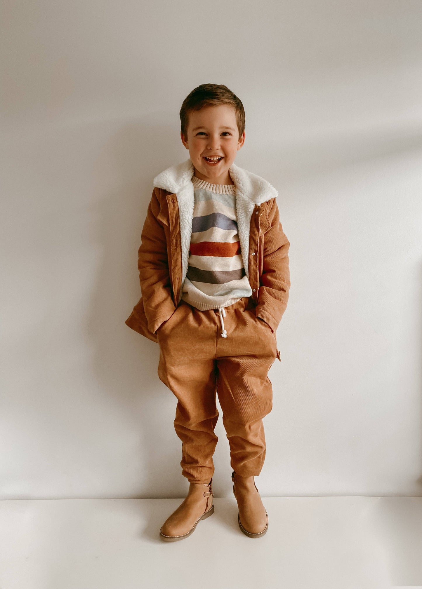 Pilot Cord Jacket - TAN
