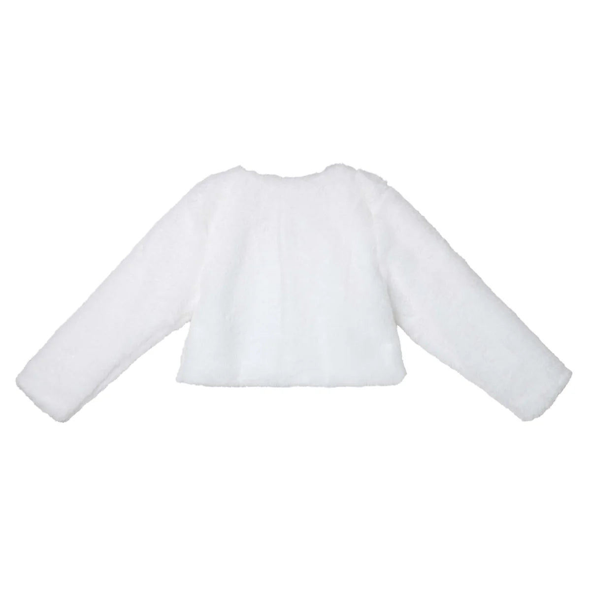 SARAH FAUX FUR JACKET - IVORY