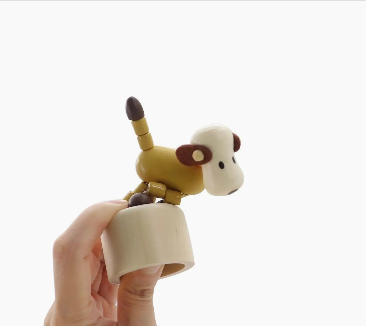 Wooden Farm Animal Press Toys