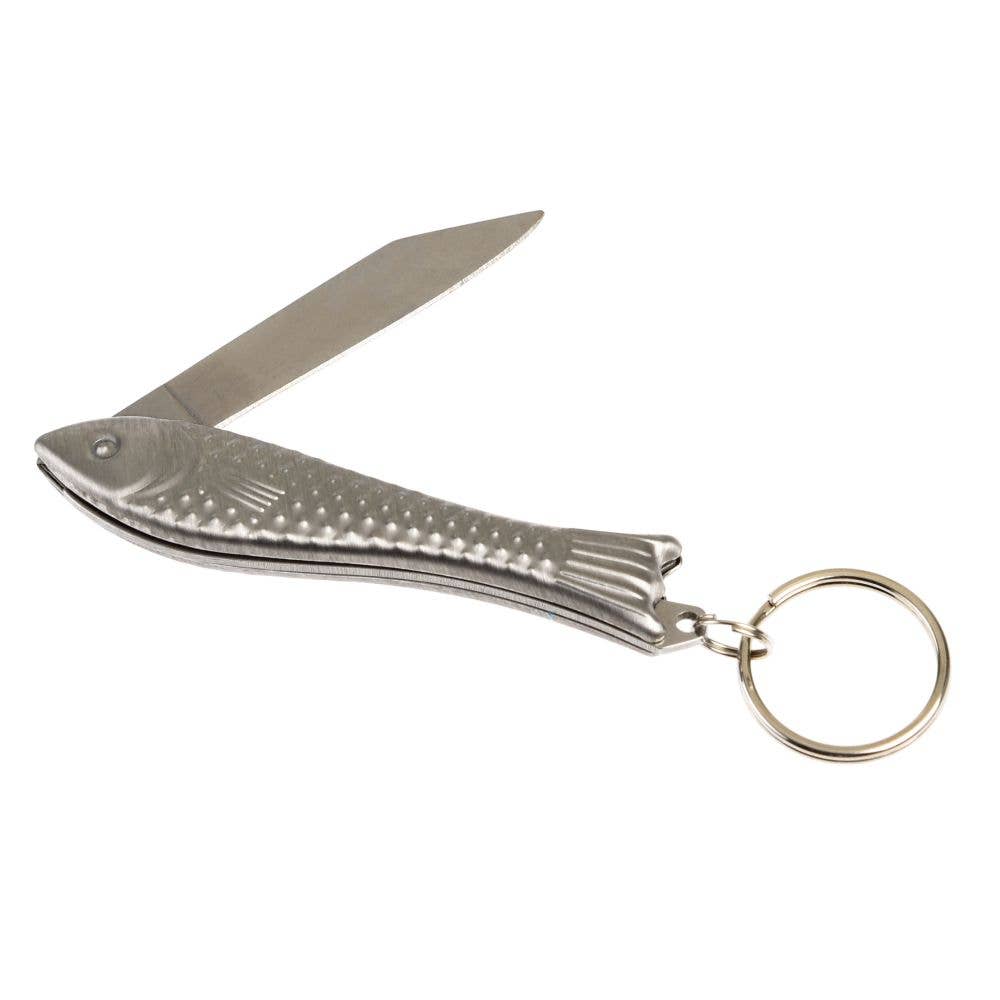 Rex London Fish Pocket Knife Keyring