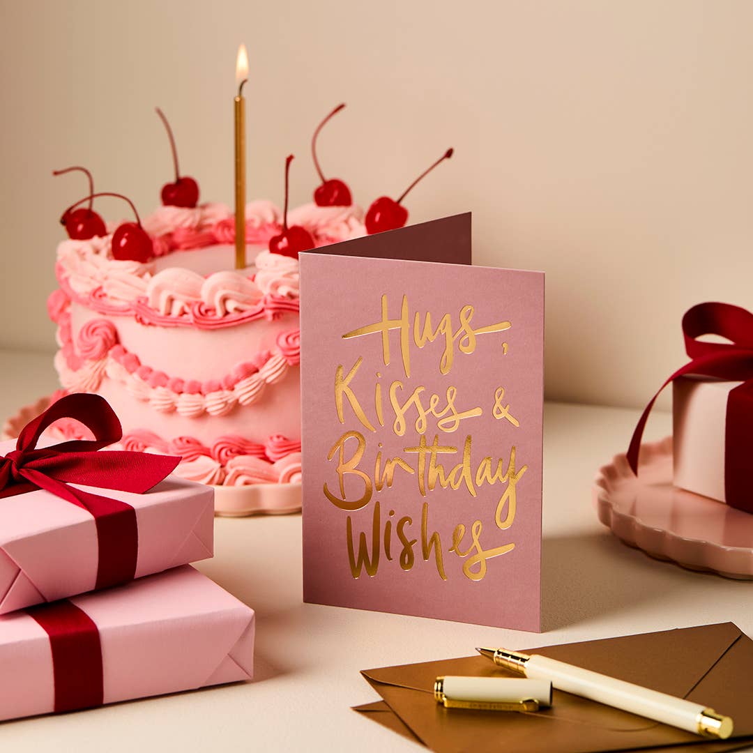 Birthday Card | Signature Gold Foil Greeting Card
