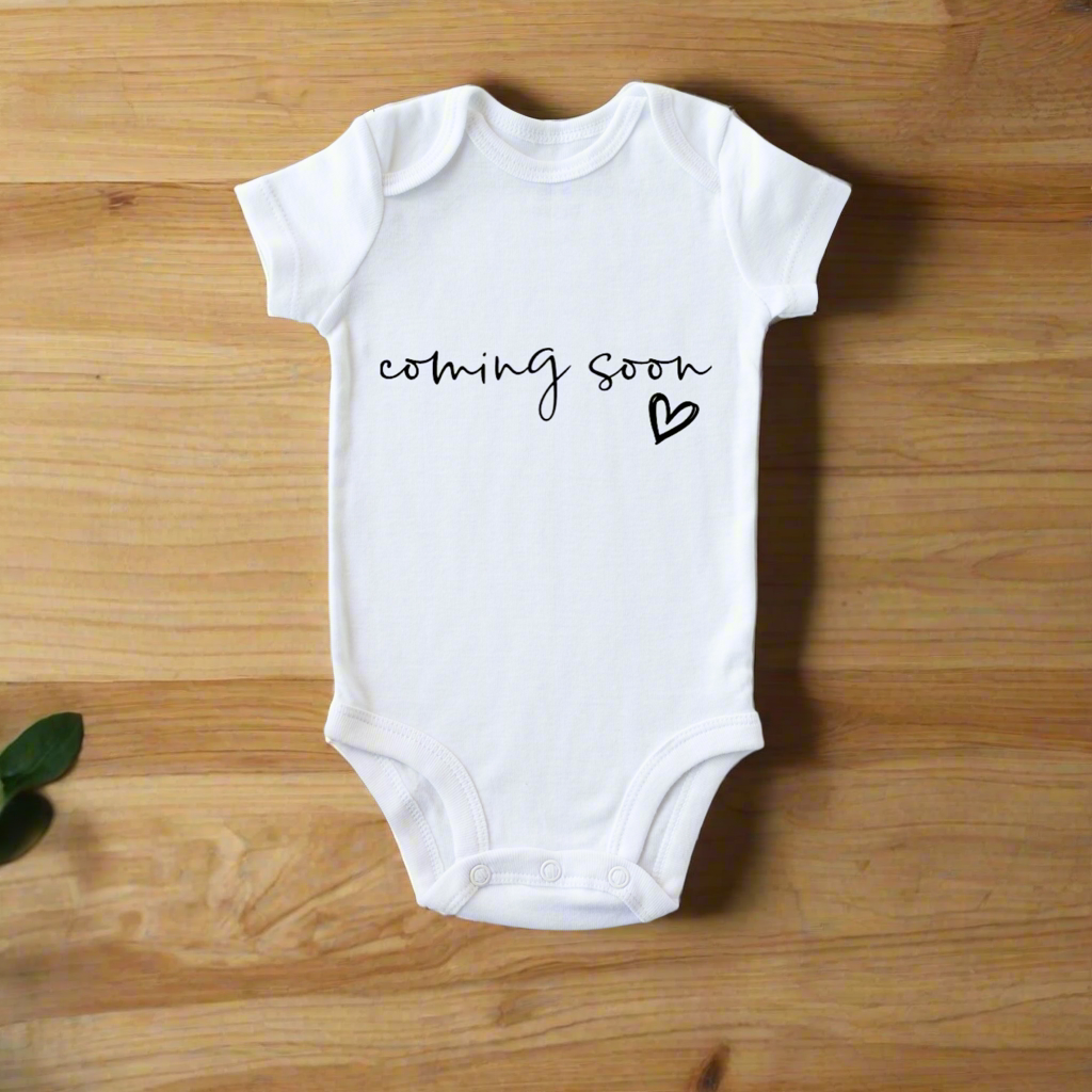 Coming Soon Baby Onesie