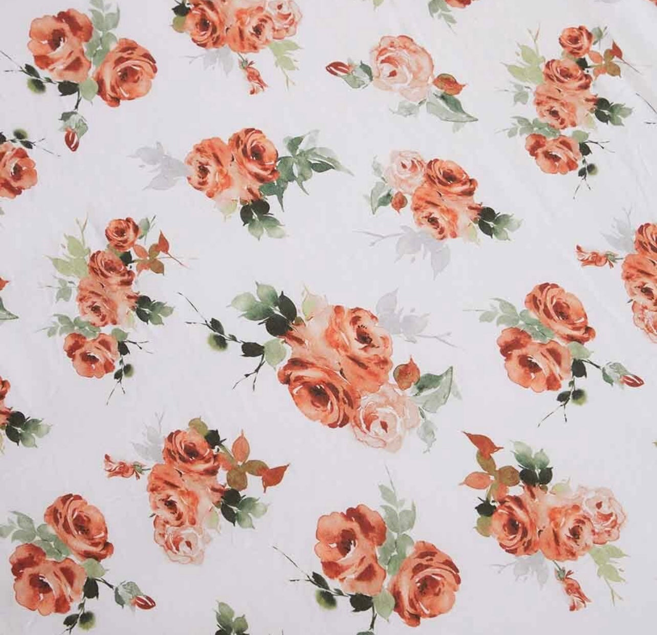 Rosebud Bassinet Sheet / Change Pad Cover