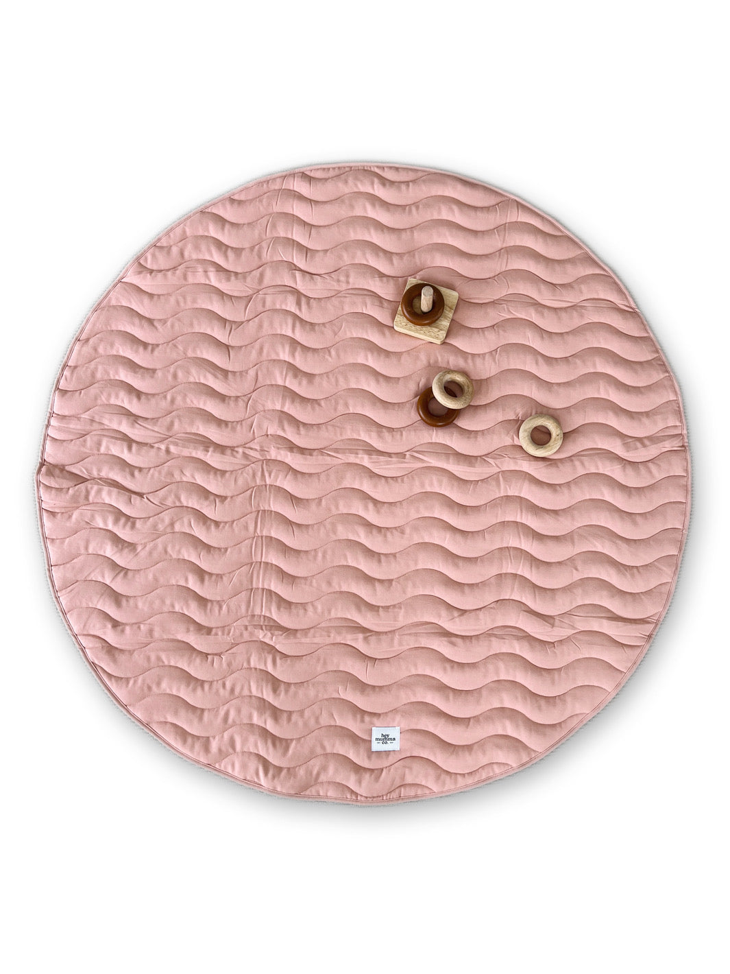 Peach Nectar Linen Playmat