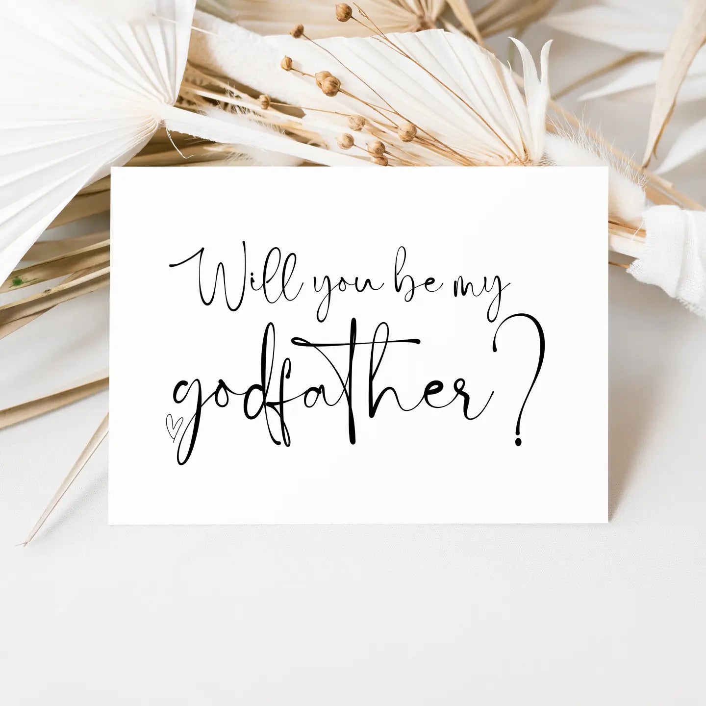 Will You Be My Godfather Card