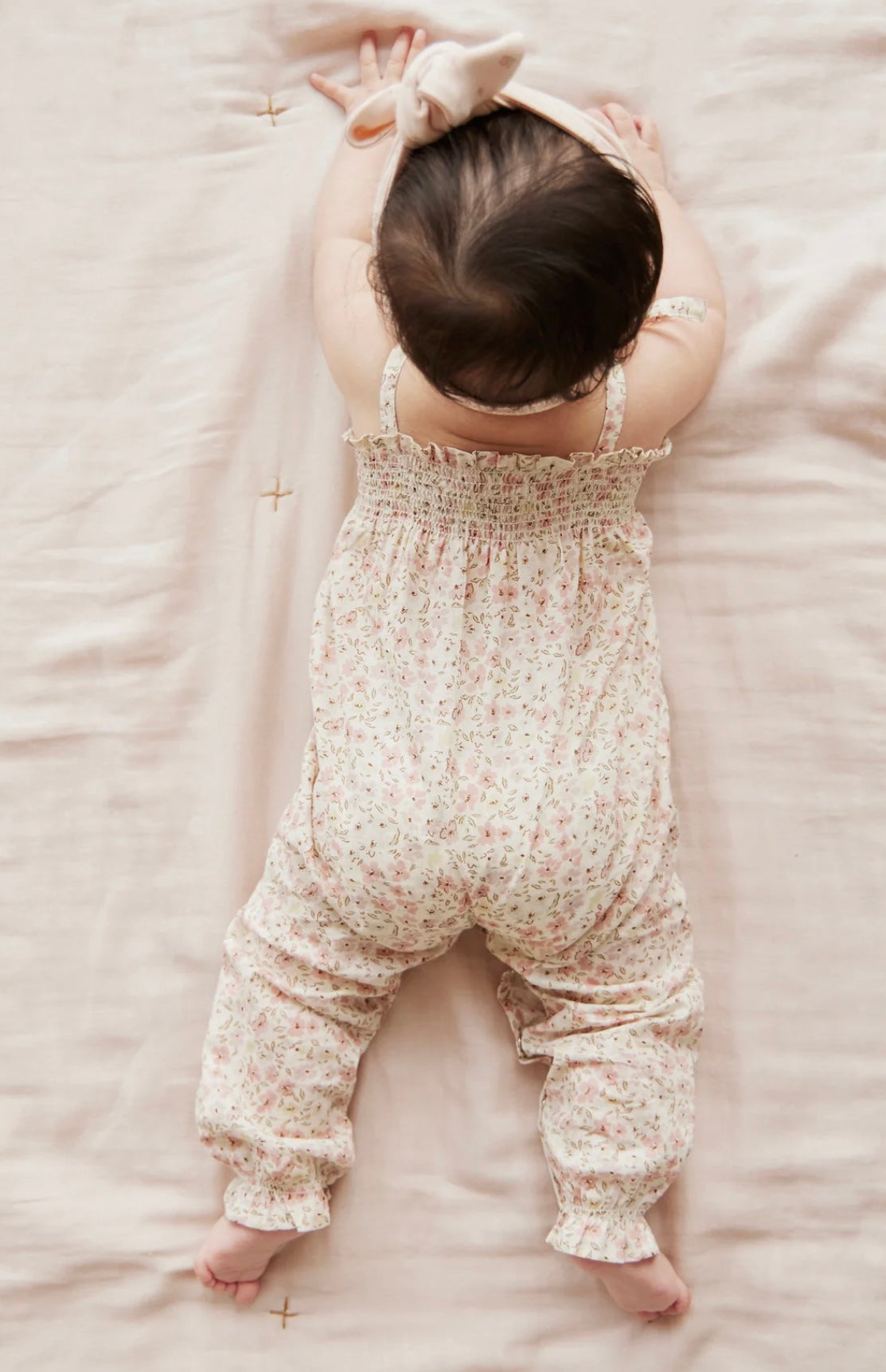 Organic Cotton Summer Playsuit - Fifi Floral