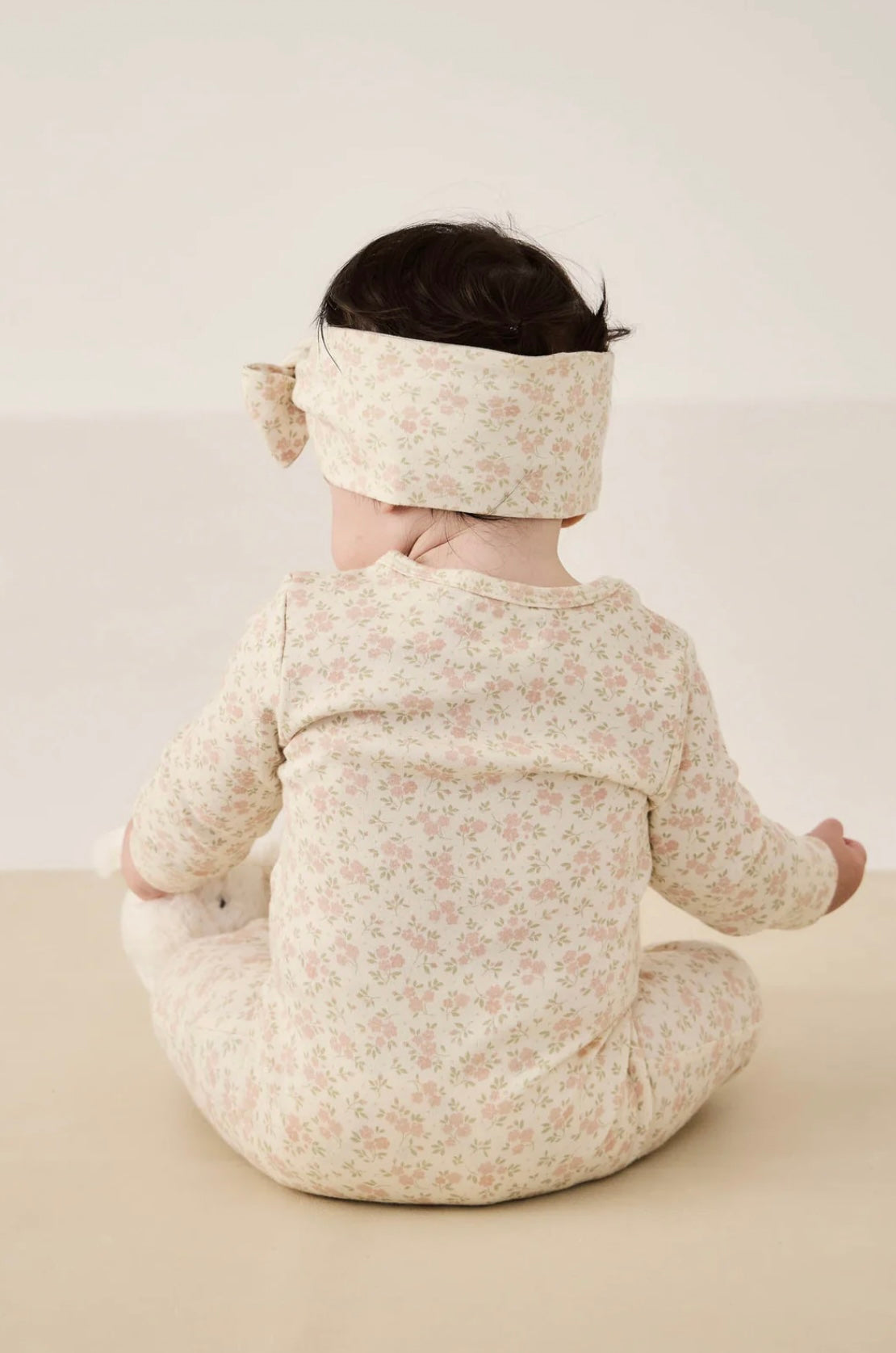 Organic Cotton Frankie Onepiece - Rosalie Floral Mauve