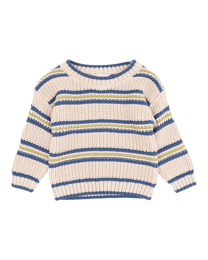 HIGH FLYER STRIPE KNITTED JUMPER