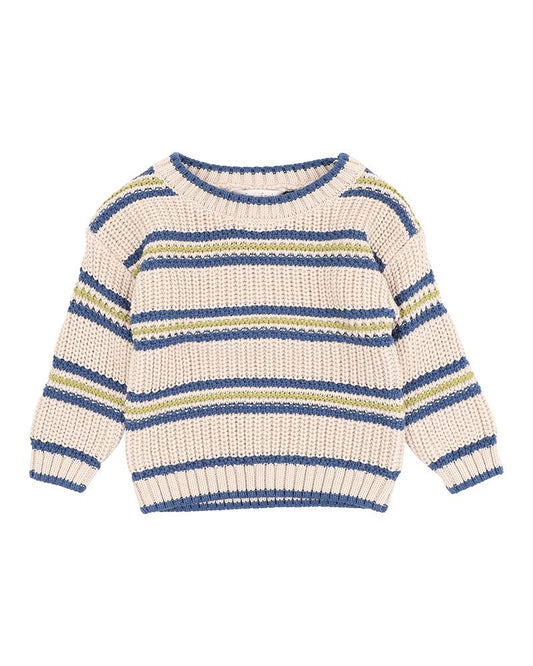 HIGH FLYER STRIPE KNITTED JUMPER