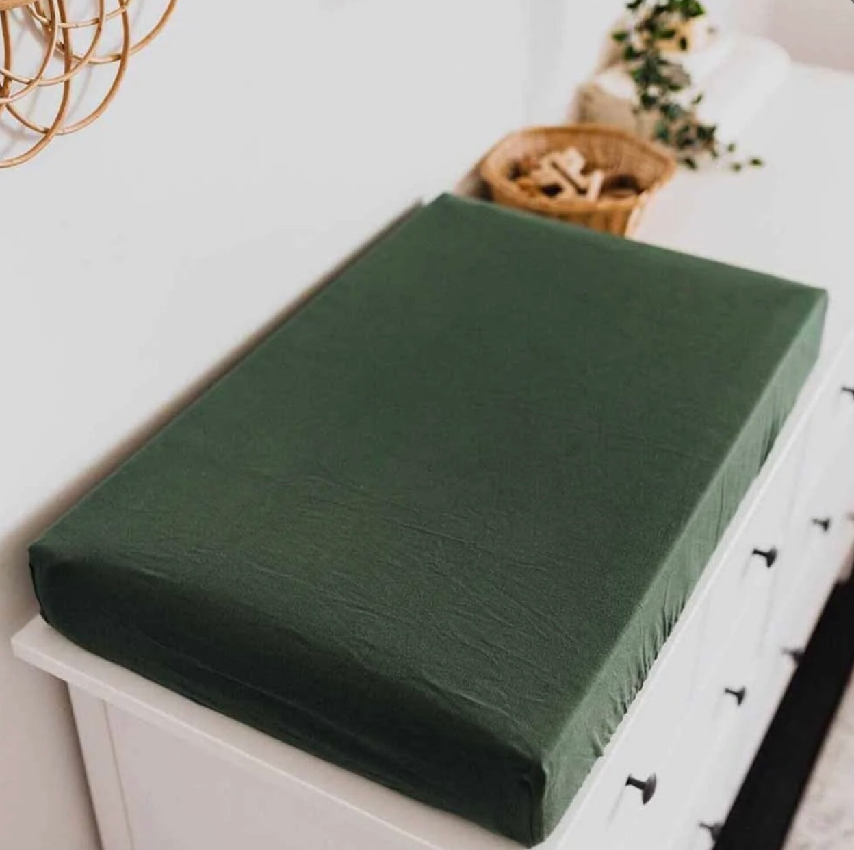 Olive Organic Bassinet Sheet | Change Pad Cover