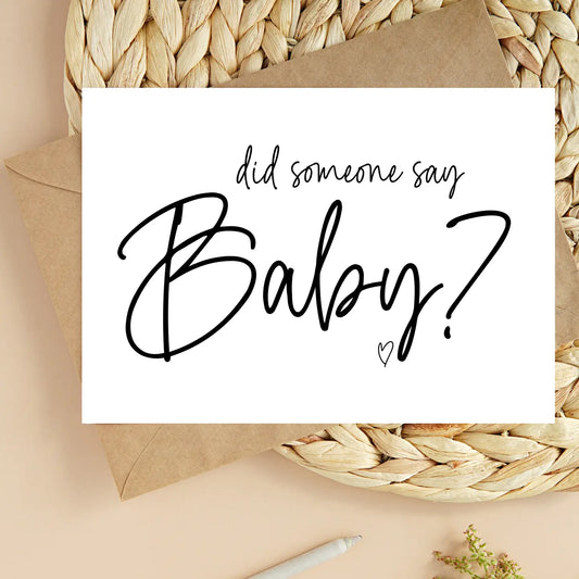 Funny New Baby Congratulations Card