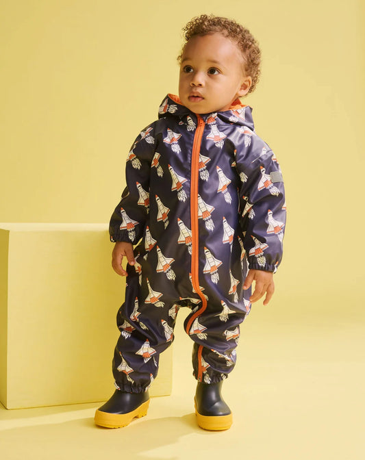 Baby Boys Space Shuttles Rain Suit