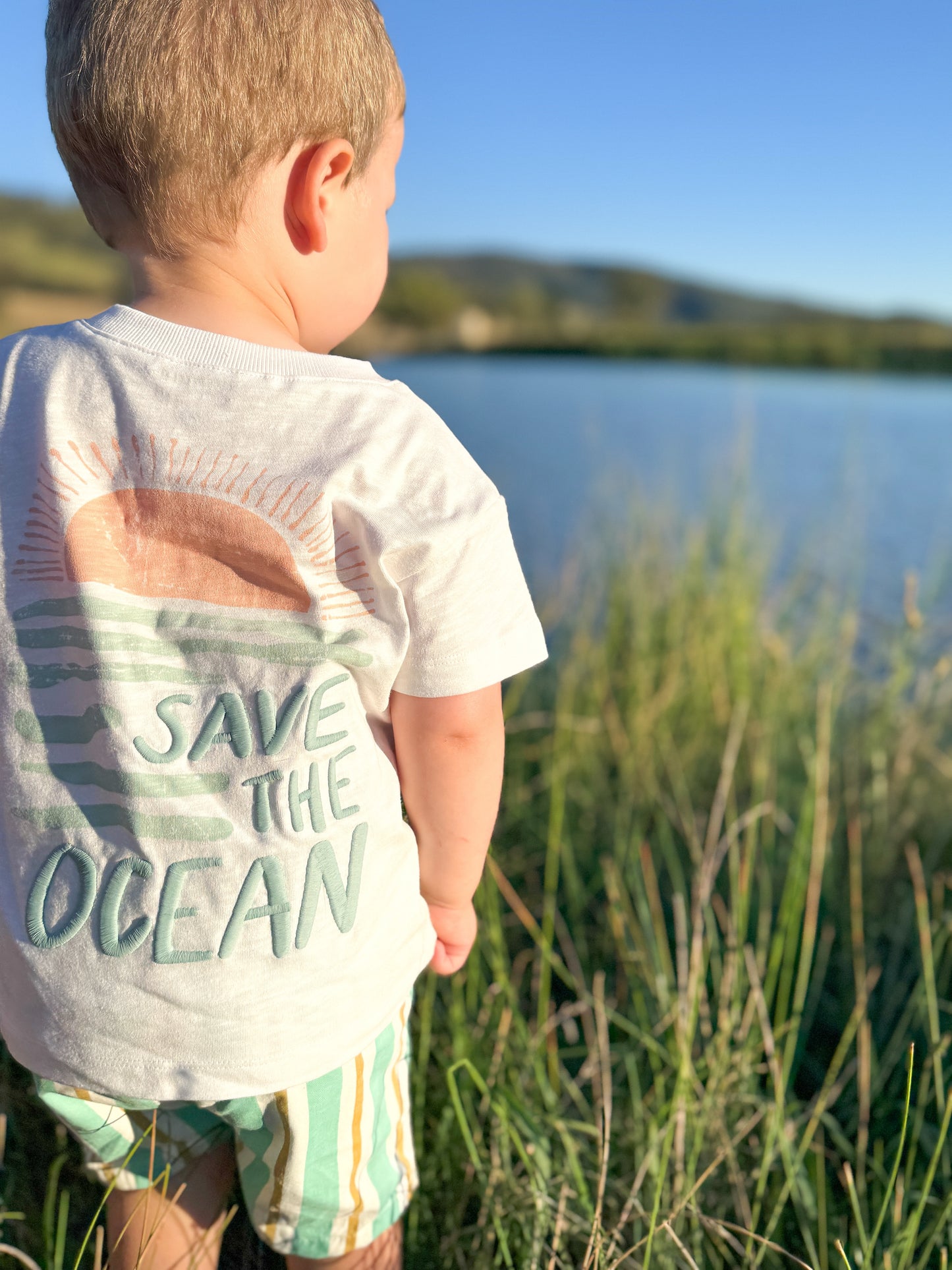 SURFS UP SAVE THE OCEAN TEE