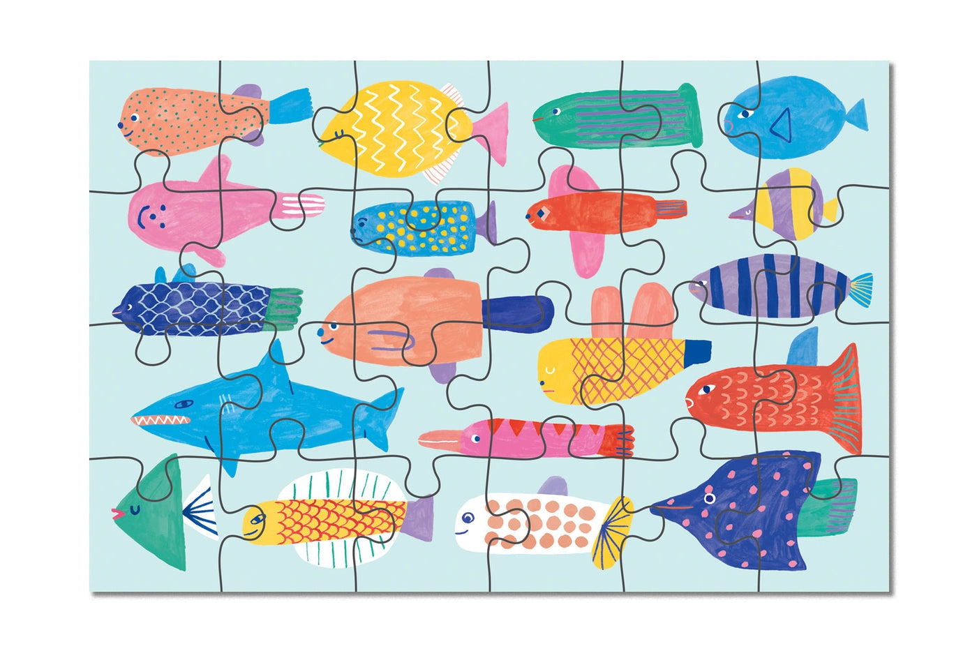24 Piece Kids Puzzle - Rainbow Reef