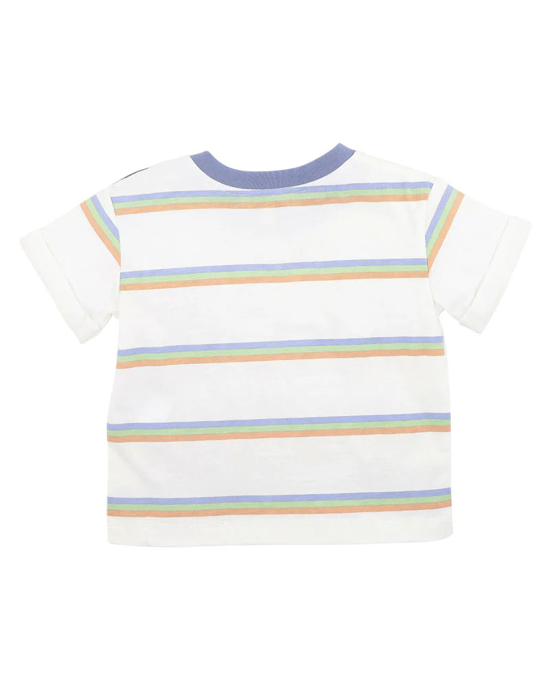 WILDLINGS STRIPE WHITE TEE