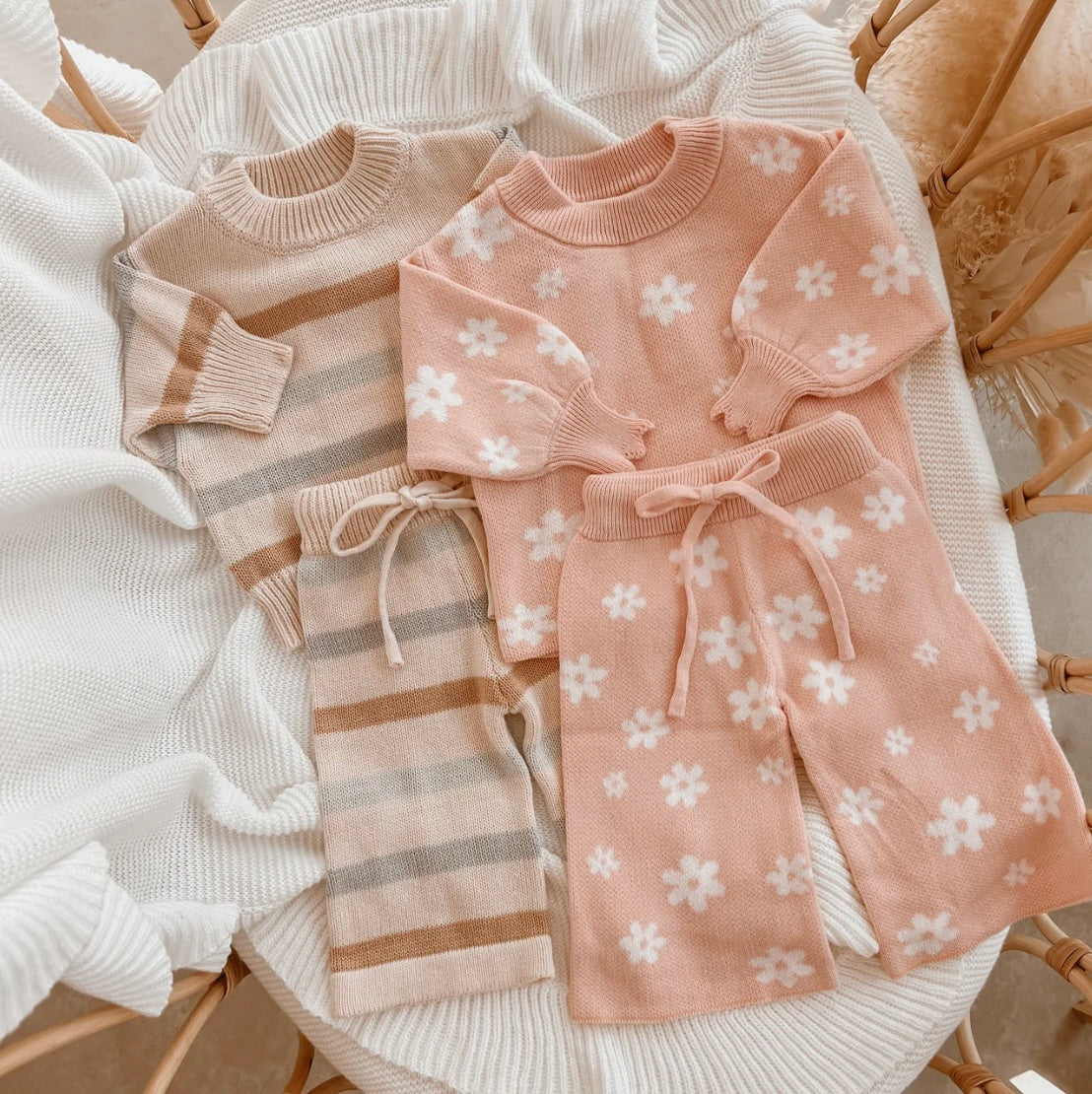 Posy Knit 2 Piece Set - Long Sleeve