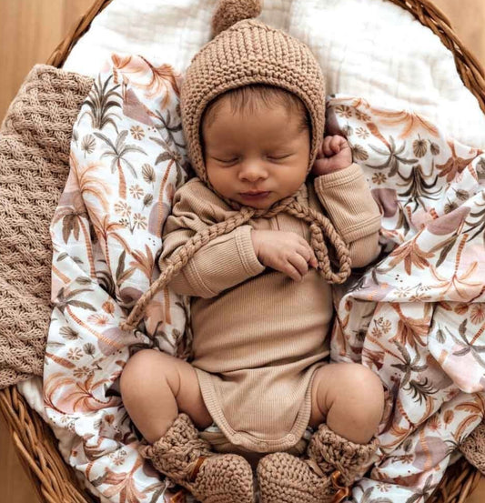 Pebble Long Sleeve Organic Bodysuit