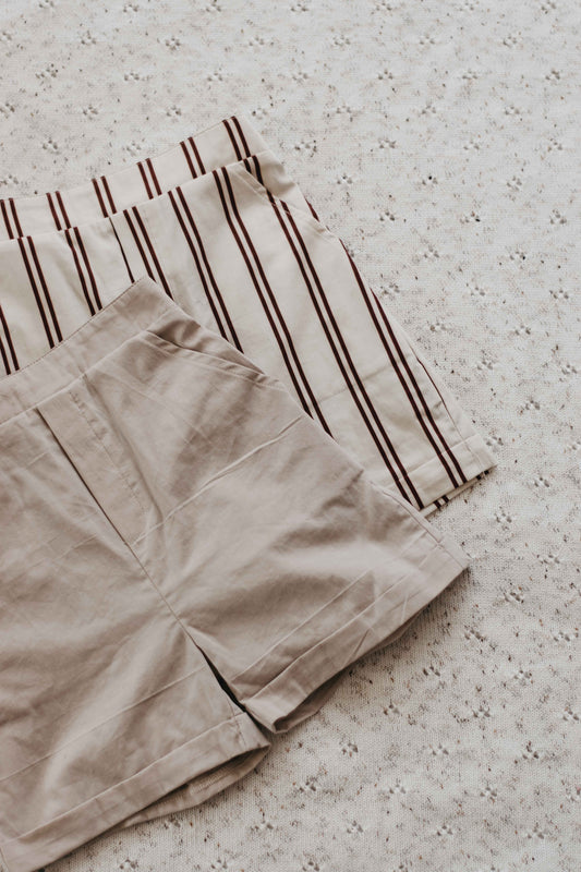 Beige Shorts