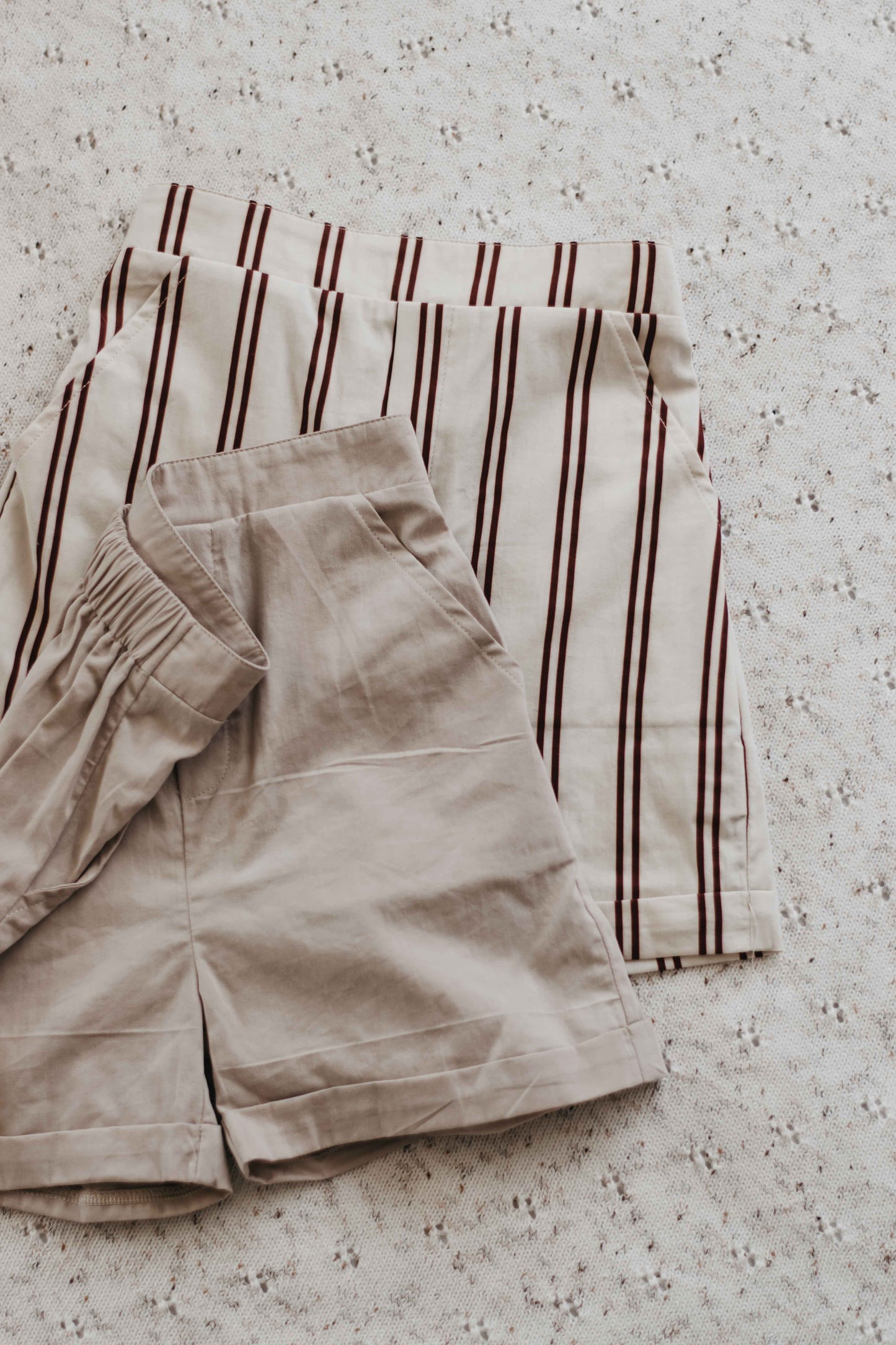 Beige Shorts
